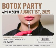 Platinum Salon Botox Party